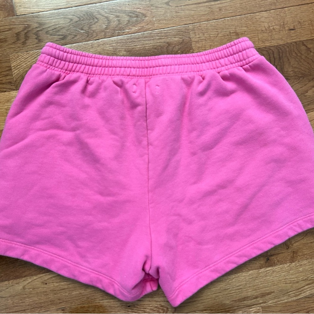 Pangaia Organic Cotton Shorts Pink Women’s Small Peppermint Treated - Picture 5 of 7